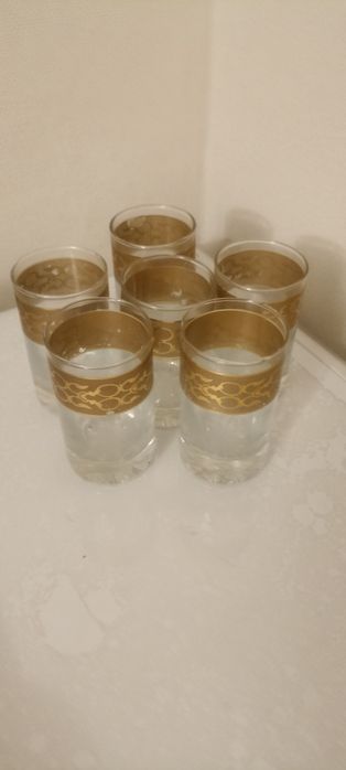 Стаканы 6 штук стекло