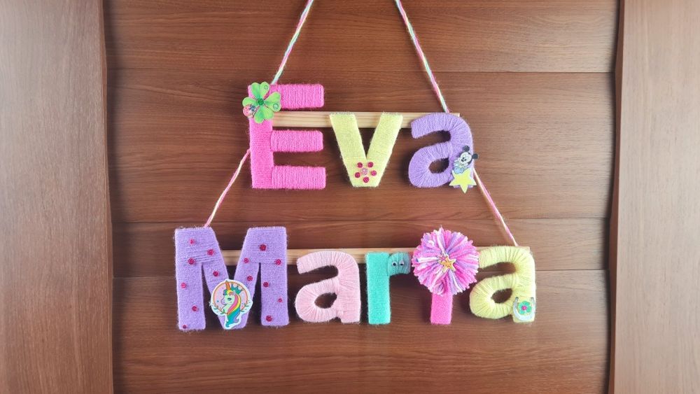 Nume colorate personalizate