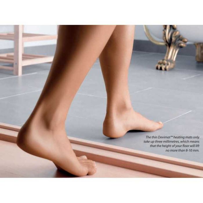 Нагревателна рогозка Devi за подово отопление 2кв метра