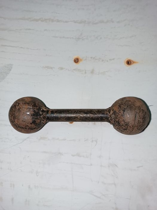 Гантеля. спортивный инвентарь.