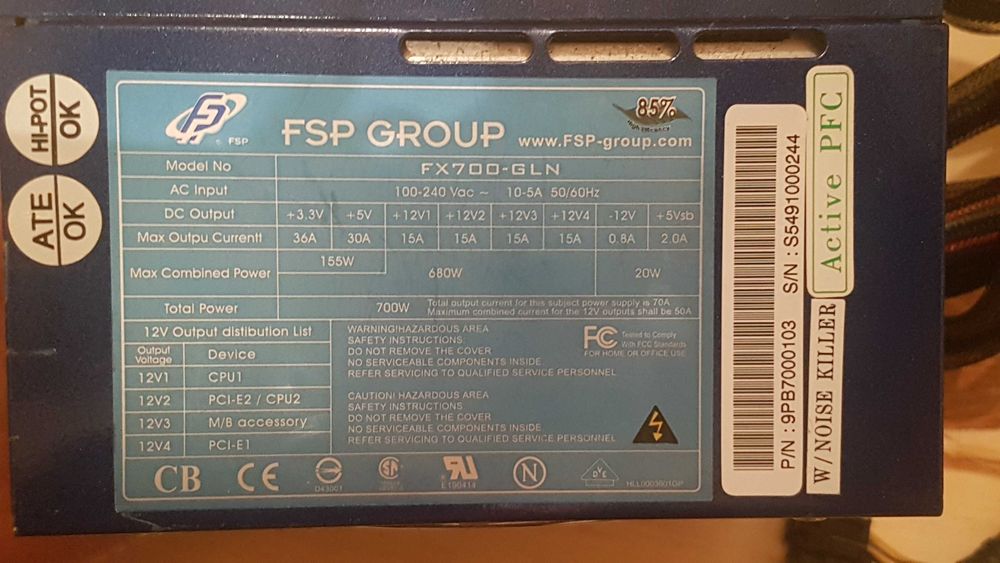 Компютърно захранване АТХ; PSU; Мощни захранвания; надеждни PSU