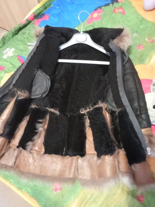 Детски кожух естествена кожа