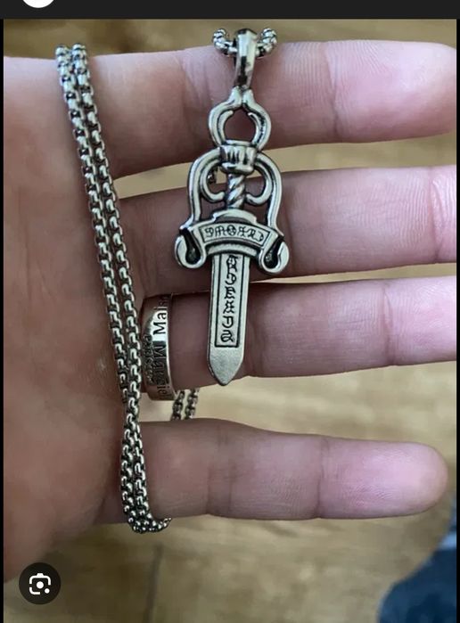 Премиальная цепочка в стиле Chrome Hearts