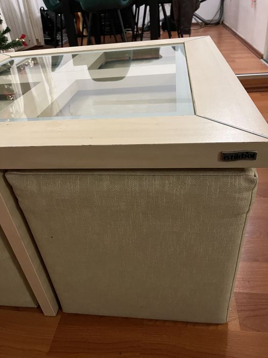 Masuta cafea  FIRMA ISTIKBAL  cu 4 Taburete