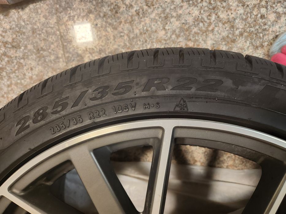 Vand 4 roti (jenti+cauciucuri de iarna) R22