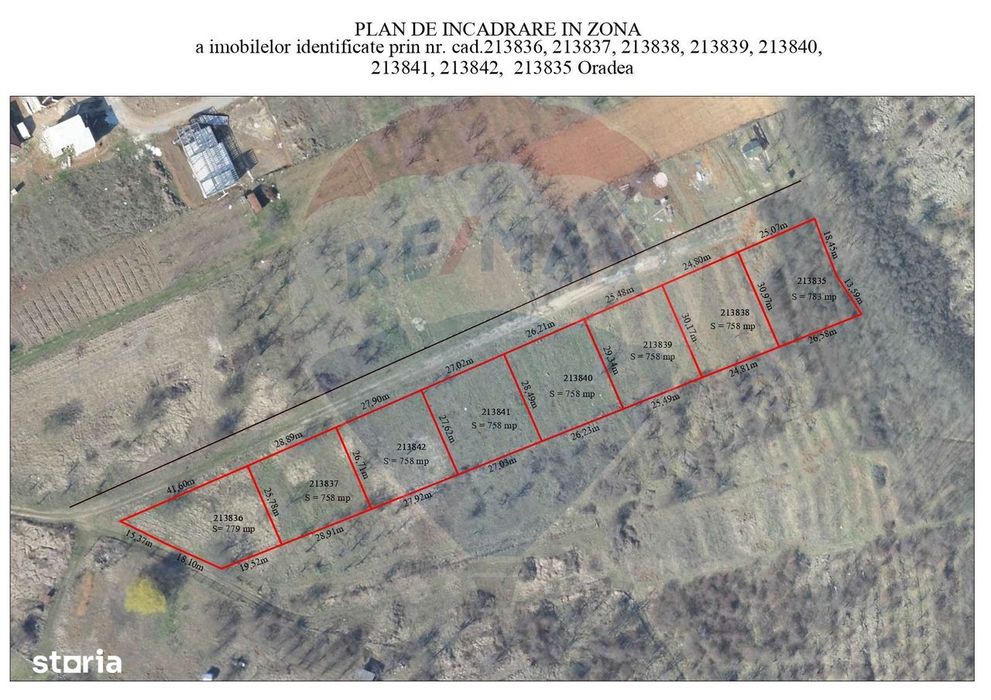 Teren 758mp Oradea / Strada Prunilor