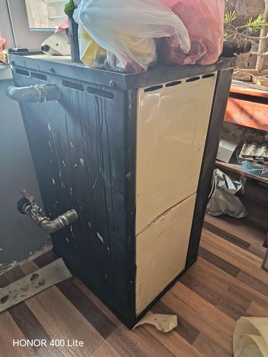 Камина Prity с водна риза 14 kw. + помпа + разш. Съд + UPS