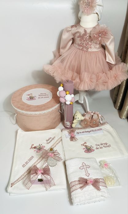 Trusou botez personalizat pentru fetite