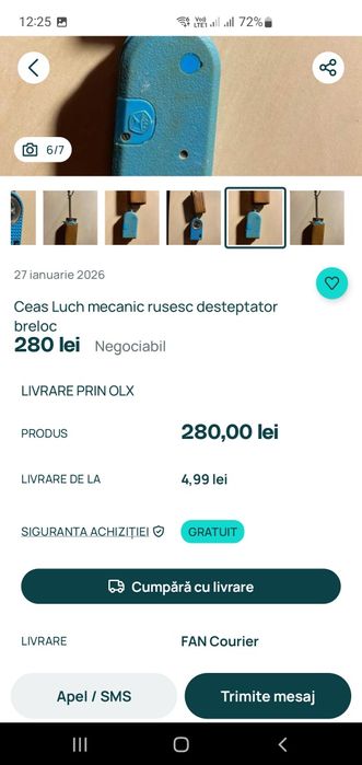 Ceasuri rusesti Luch de buzunar