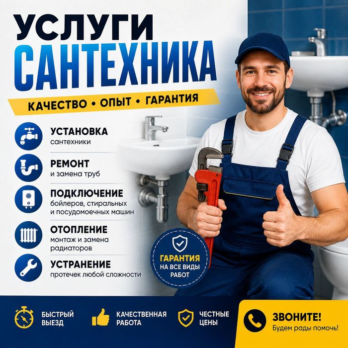 Услуги сантехника