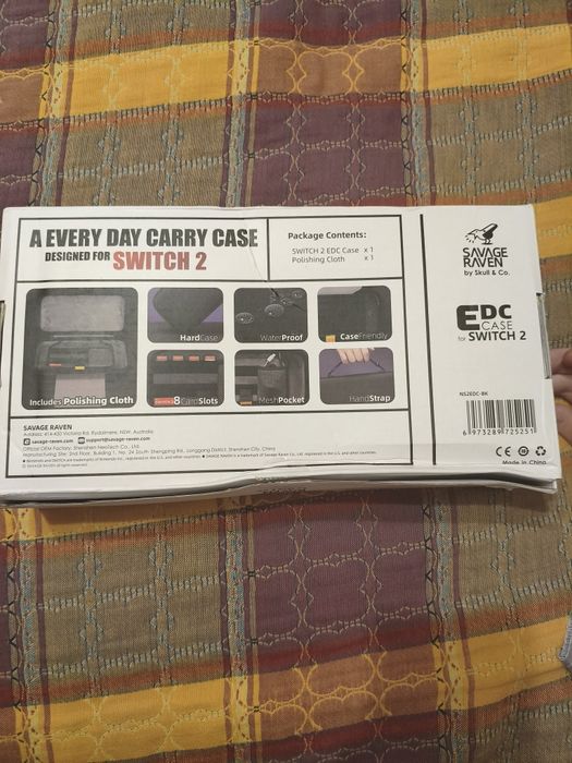 Чехол Savage Raveb Edc case для Nintendo switch 2