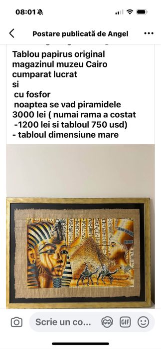 Tablou Original la un pret bun