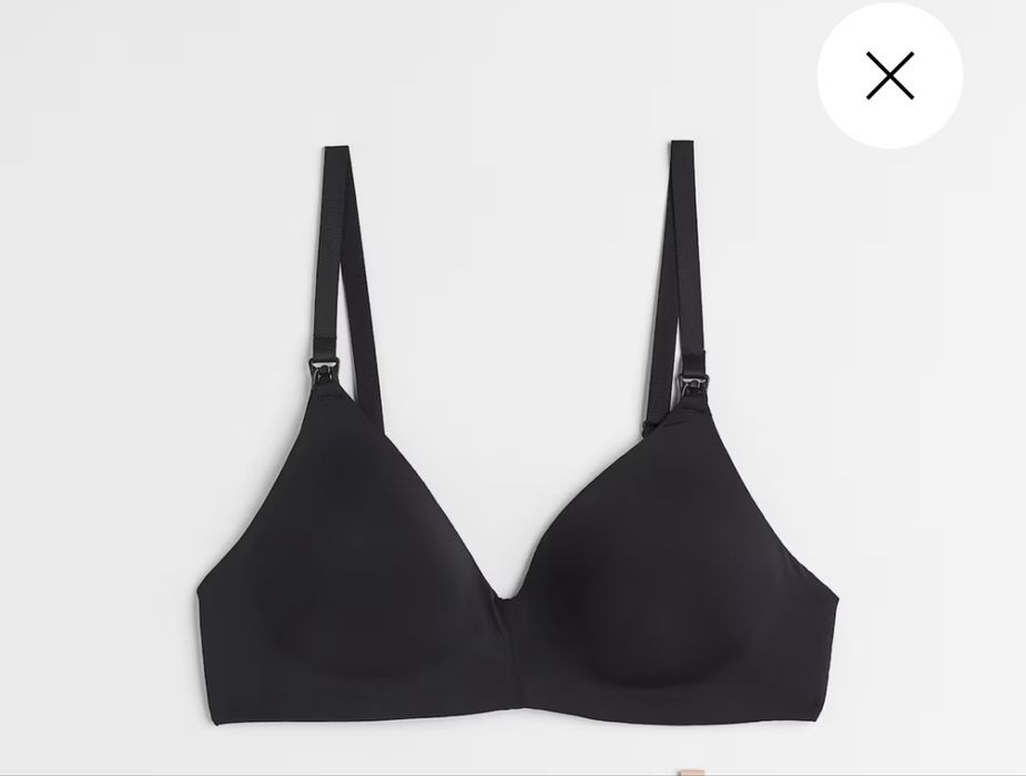 Черен сутиен за кърмене H&M сутиен за кърмачки