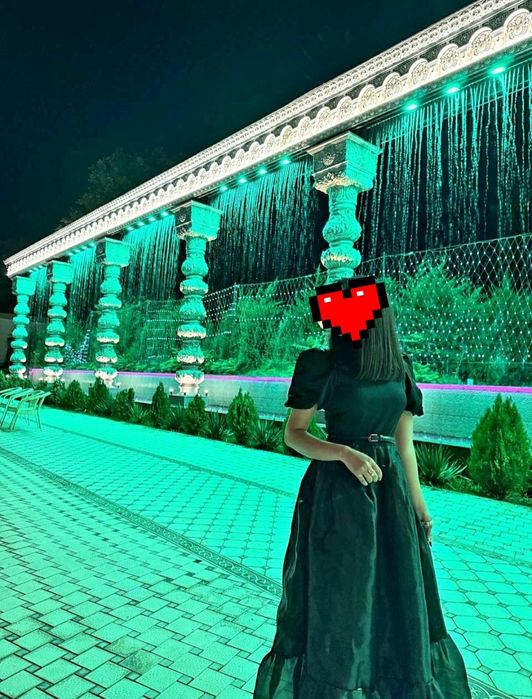 Вечернее платье черное