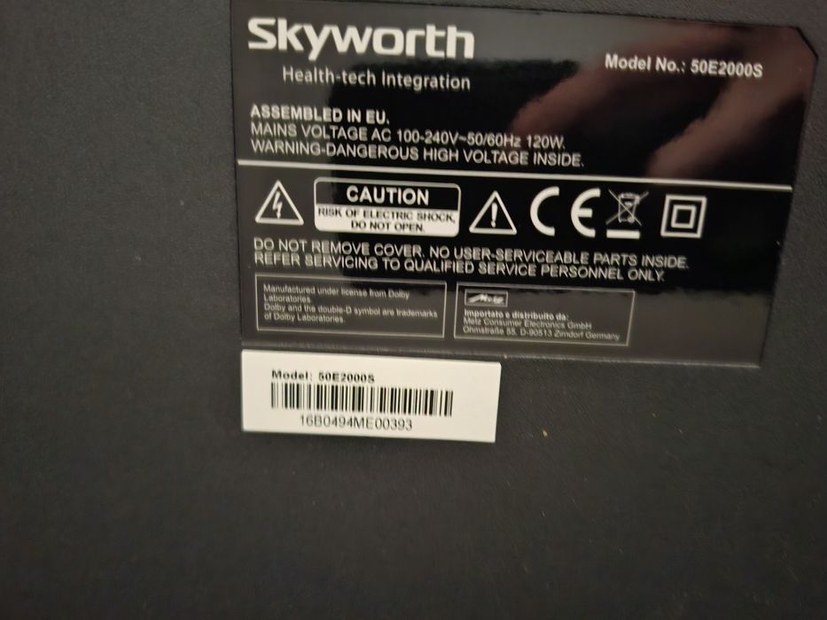 SKYWORTH 50" SMART, WI-FI свързаност