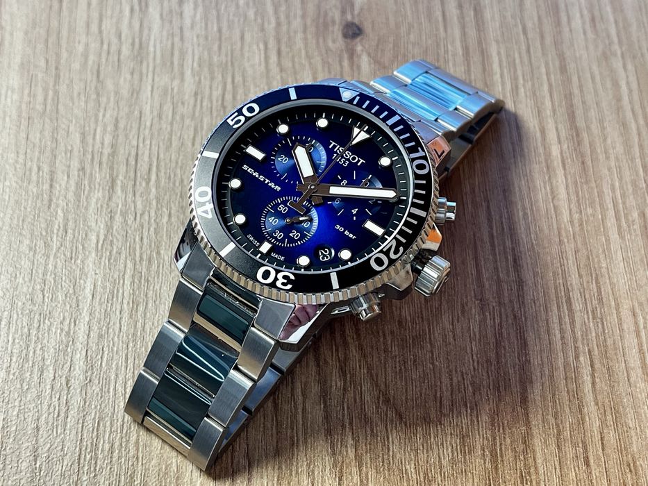 Tissot Seastar 1000 Chronograph Перфектен