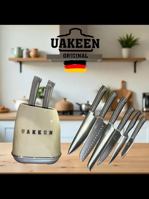 Uakeen pichoq nabori keldi
3 xil rangda
40$