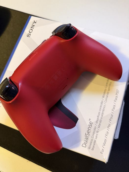 Controller maneta PS5, Volcanic Red
