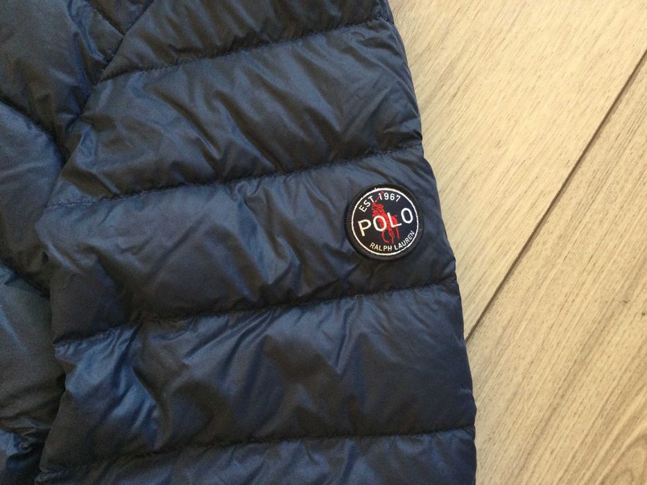 НОВО оригинално синьо пухено яке POLO RALPH LAUREN размер L от САЩ