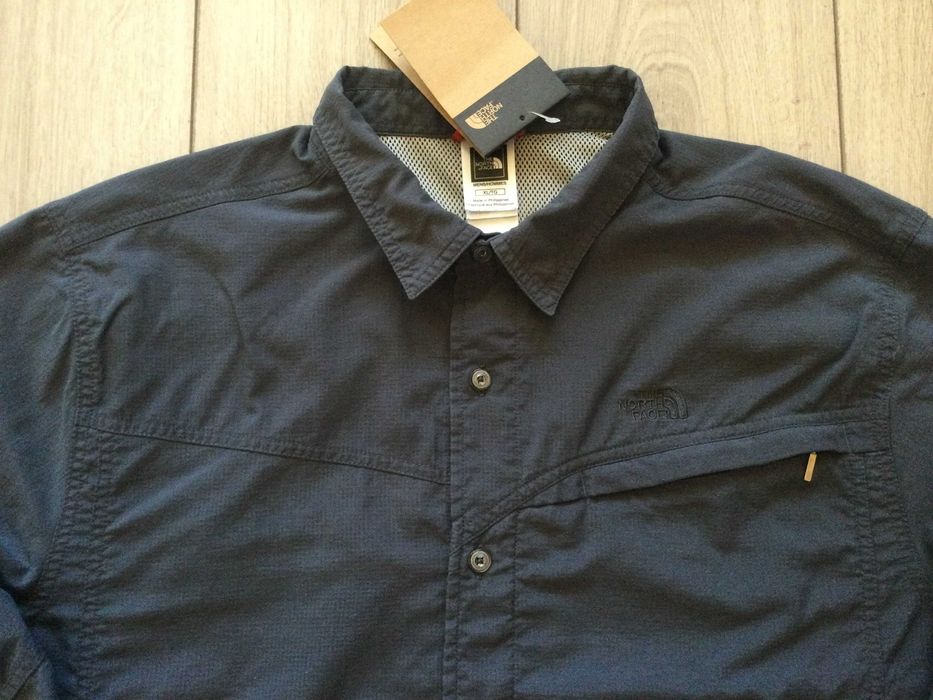 НОВА сива мъжка риза с дълъг ръкав THE NORTH FACE размер XL от САЩ