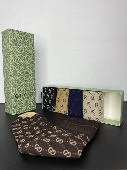 Set 5 perechi sosete GUCCI calitate deosebita cadoul perfect