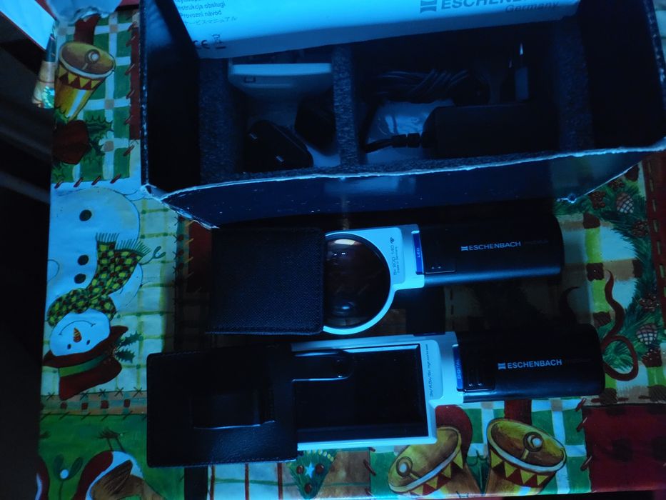 Set full Lupa/Microscop portabil,,Made in Germany,,Eschenbach Mobilux
