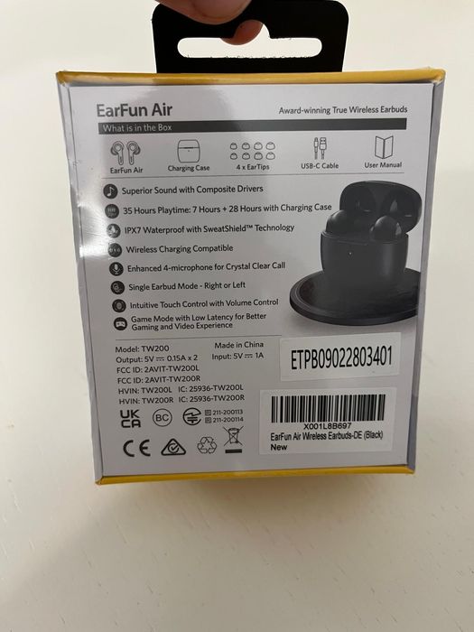 Casti earfun sigilate