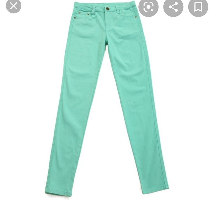 Alcott &Co Jeans Green Aquamarin, NOI, 34/32, Italia