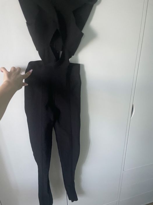 Черен бандажен гащеризон