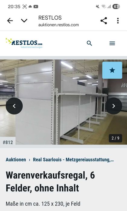 Sistem de rafturi metalice profesionale pentru supermarket sau magazin