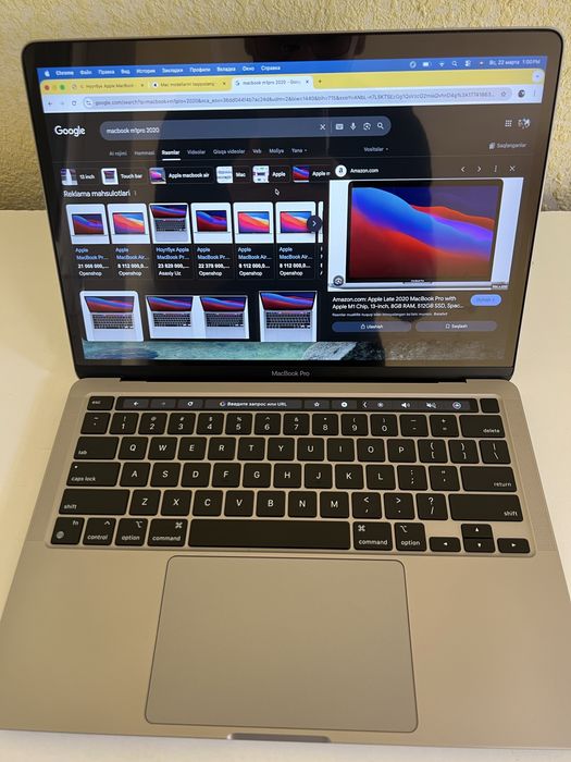 MacBook Pro M1 16GB / 512GB SSD sotiladi