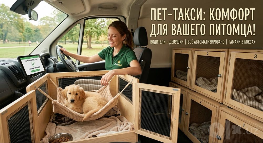 Комфортное и безопасное зоотакси