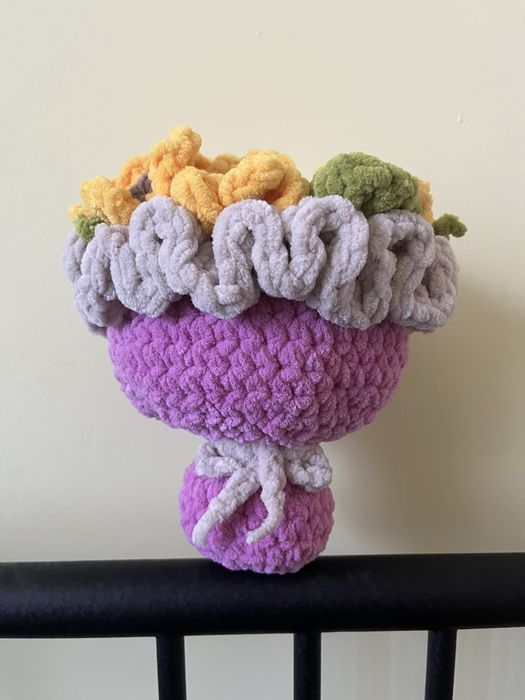 Buchet de flori crosetat