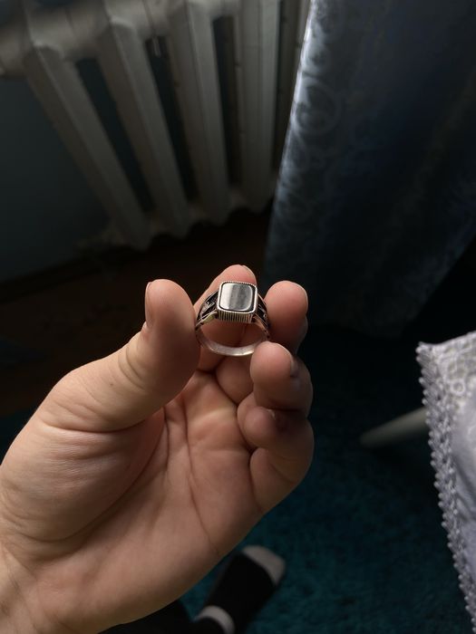 Кольцо из чистого серебра