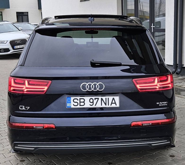 Audi Q7 E-Tron 2017 E6 Facelift 3.0 D 372 CP + Curent Panoramic Plasma Incalzire Racire Matrix Distronic Suspensie Extra Mega Full