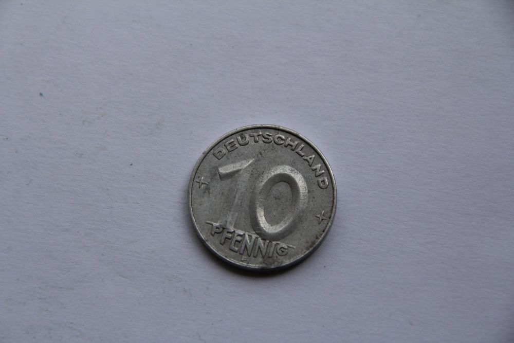 Монета 10 пфенинга Германия - ГДР, 1952г.