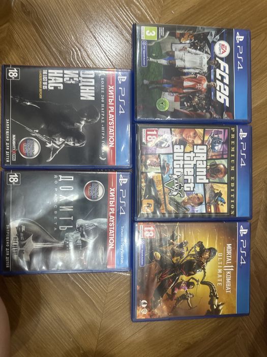 Продам игры на PlayStation 4