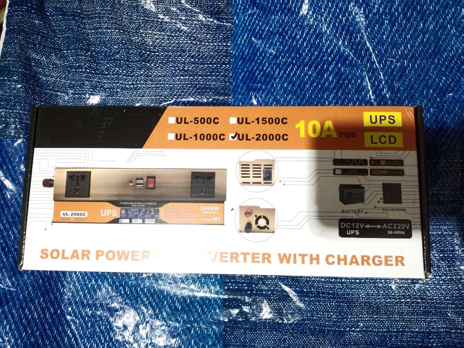 UPS Инвертор преобразователь ИБП 1500 W  ва 2000 W модифицированный си