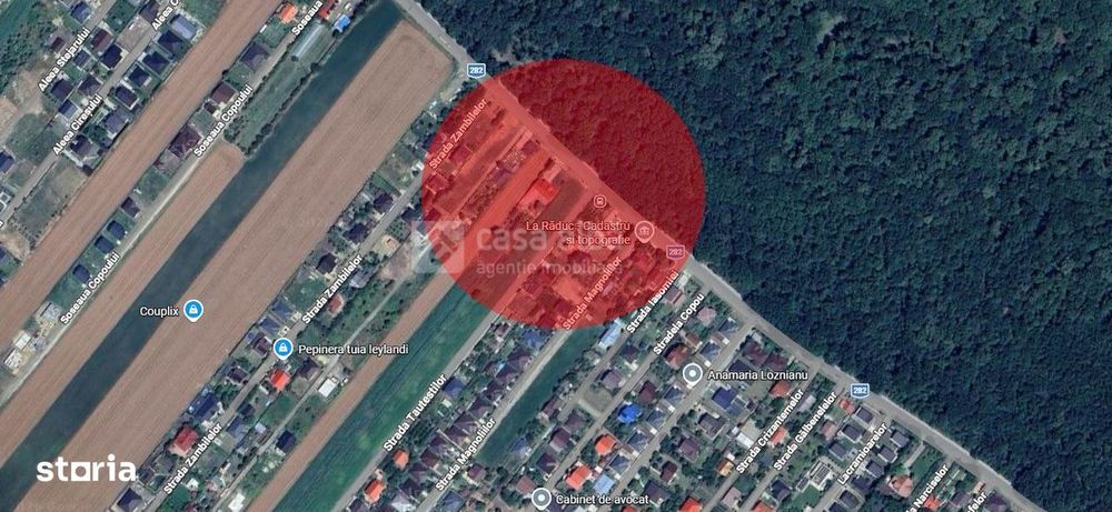 Breazu - Padurea Marzesti, 512 mp teren intravilan, 33ml deschidere