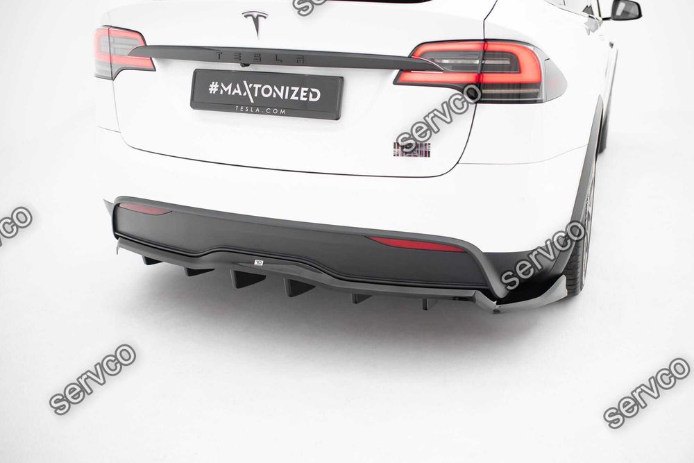 Prelungire bara spate Tesla Model X Mk1 2021- v5 - Maxton Design