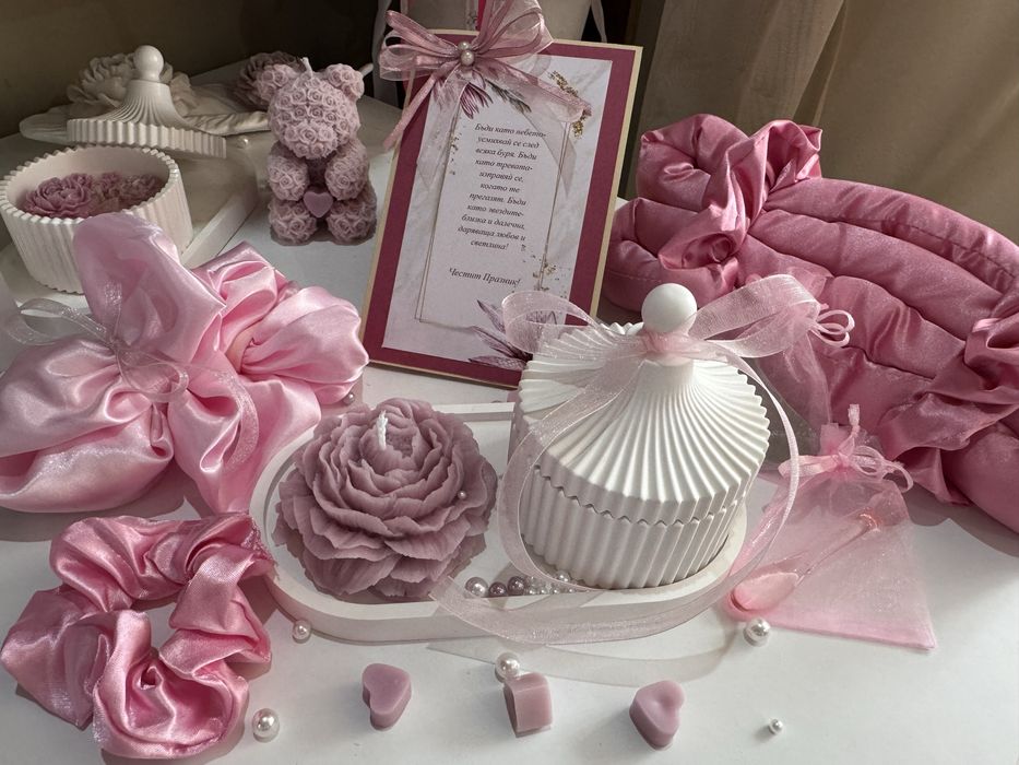 Ръчно изработени ароматни свещи от соев восък