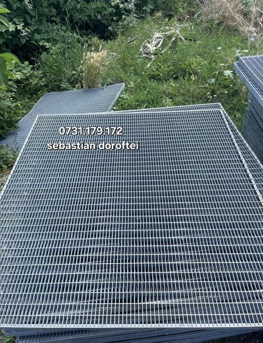 Grătare trepte zincate