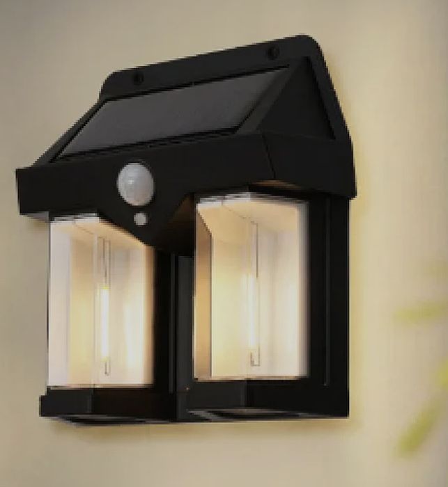 Lampa solara de perete dubla CB 228 HA