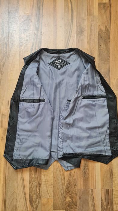 Мъжки елек от естествена кожа