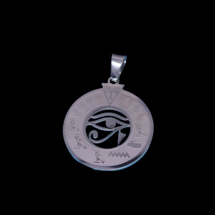 Окото на Хор Медальон с Египетски знаци Анкх анх