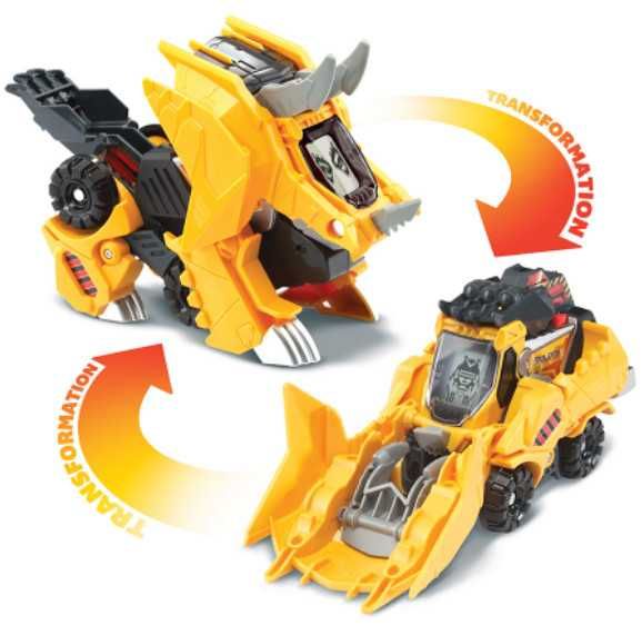 Интерактивна играчка VTech Switch & Go Dinos Brutus, The Triceratops
