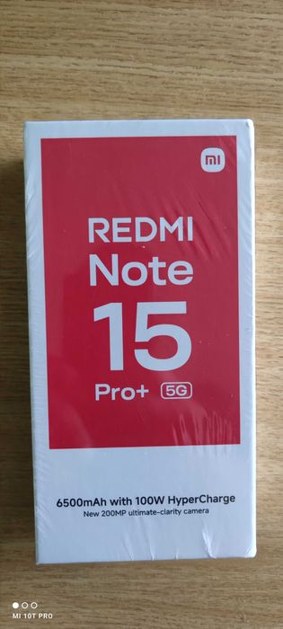 Нов Xiaomi Redmi Note 15 Pro+ 5G 12GB RAM/512GB ROM Черен