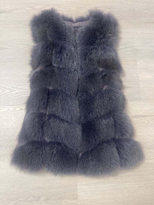 Vesta blana vulpe argintie