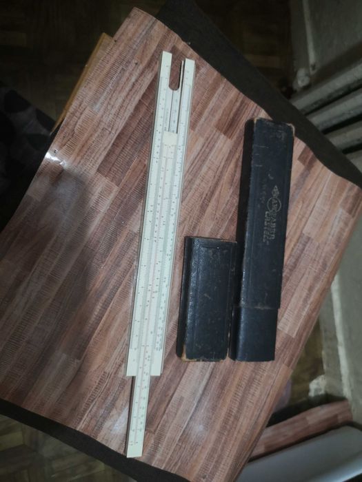 Rigla de calcul Faber Castell 1/87 veche, vintage