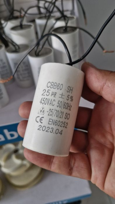 220 В насослар учун конденсатор 20/25 мф оригинал сифатли